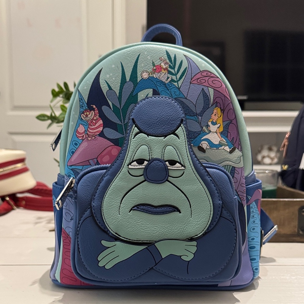 Loungefly Blue and Green Backpack